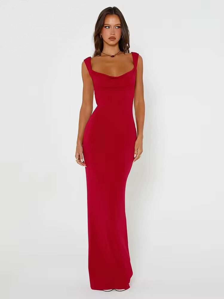 Vestido moño rojo