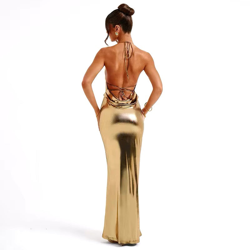 Vestido metálico