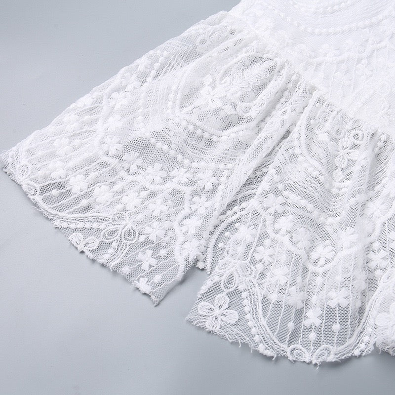 Vestido blanco encaje